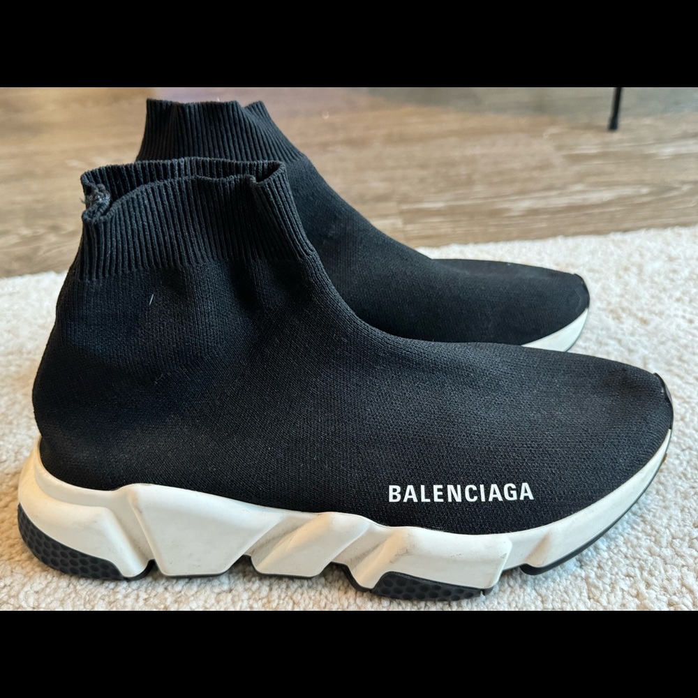 Balenciaga stretch-knit high-top sneakers - Picture 2 of 7